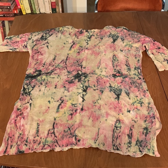 Pretty tie dye look tunic sweater - Picture 5 of 7